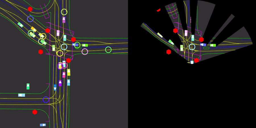 Nocturne: a scalable driving benchmark for bringing multi-agent learning one step closer to the real world